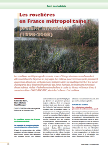 Les roselières en France métropolitaine – 1er inventaire (1998-2008)